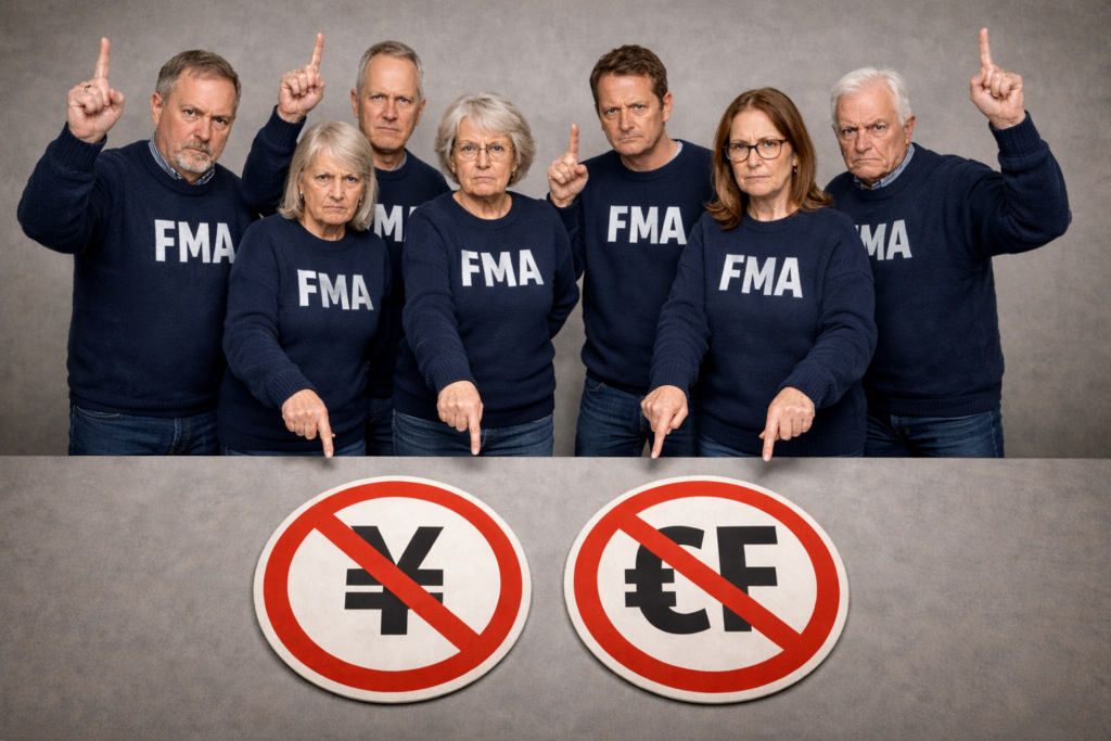 FMA verbietet Fremdwährungskredit